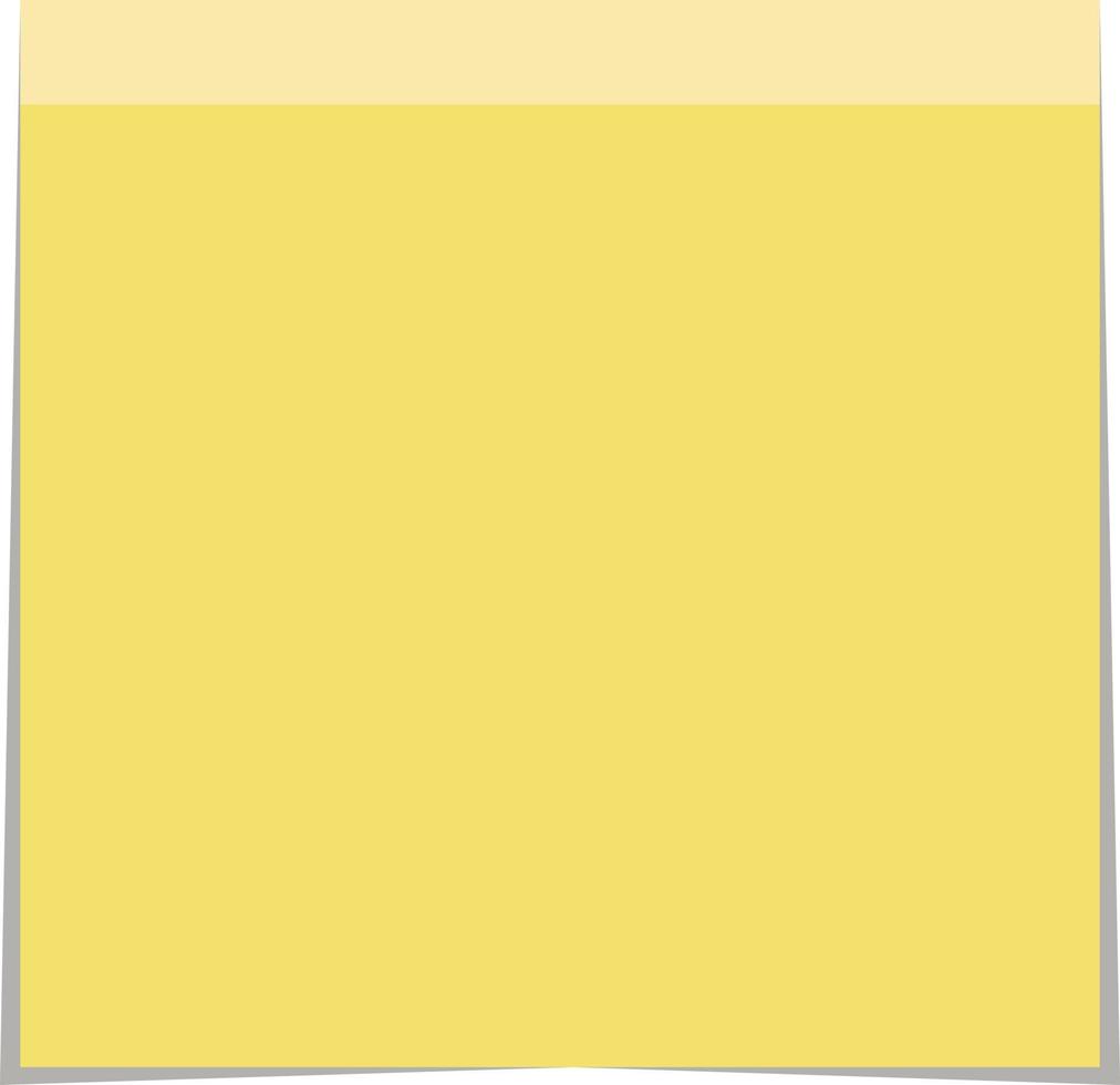 office paper sheet with shadow isolated on white background. paper sheet sign. vector