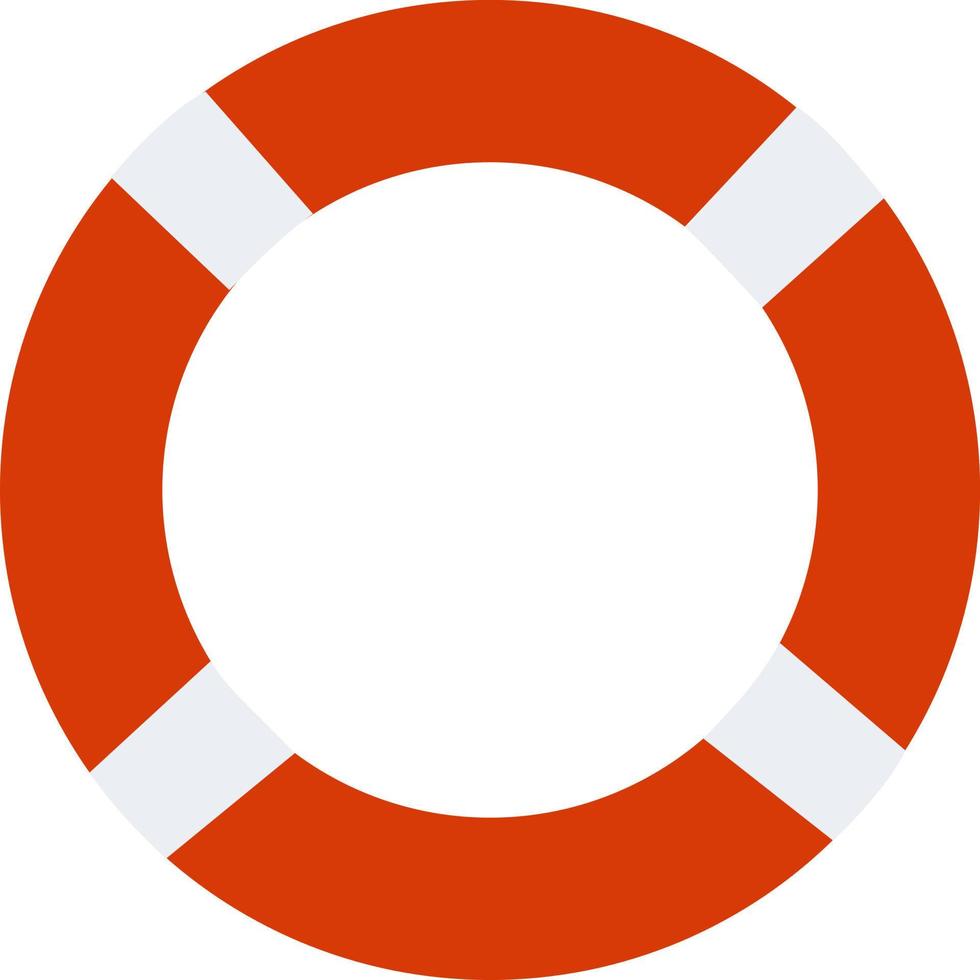 lifebuoy icon on white background. lifebuoy sign. flat style design. vector