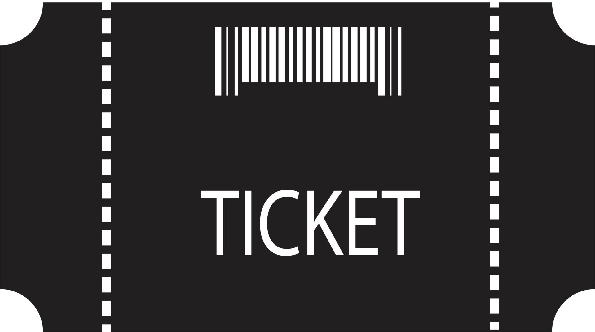 ticket icon on white background. flat style design. ticket sign