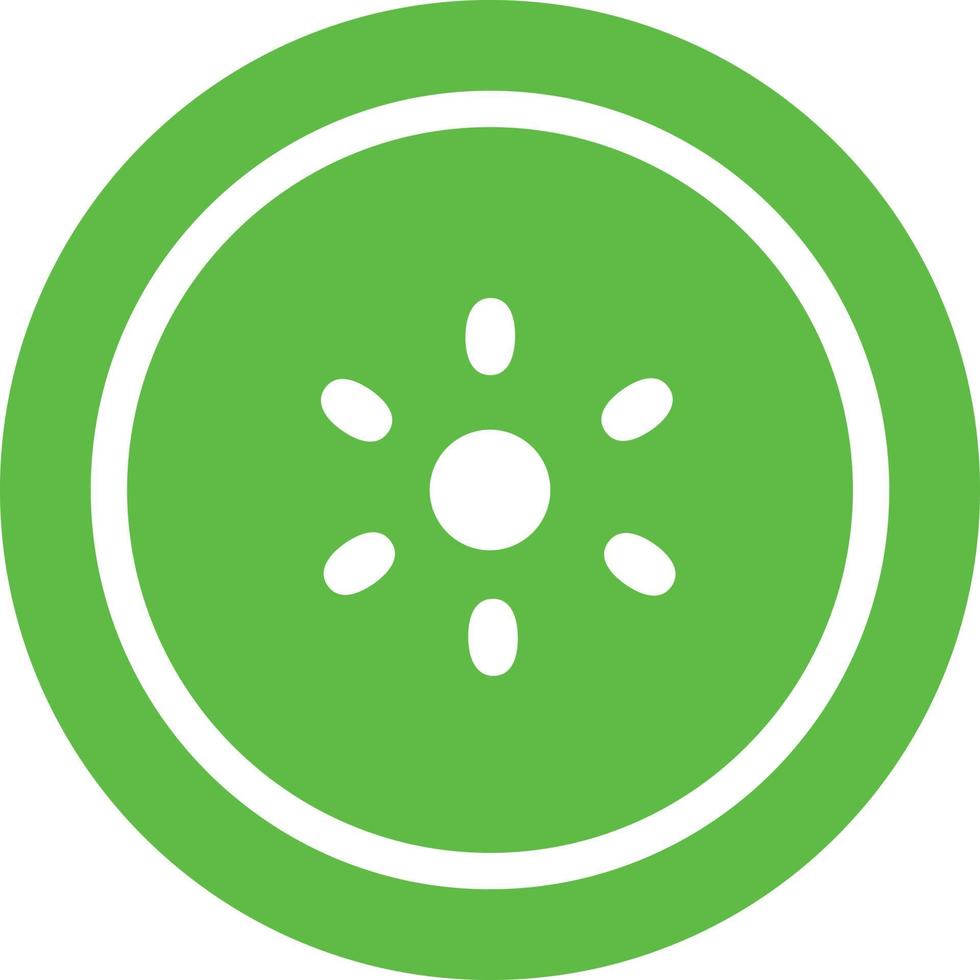 kiwi fruit icon. kiwi fruit symbol. vector