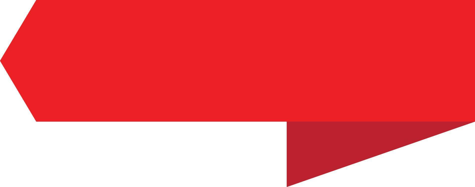 red ribbon banner on white background. red ribbon banner sign. 7890464