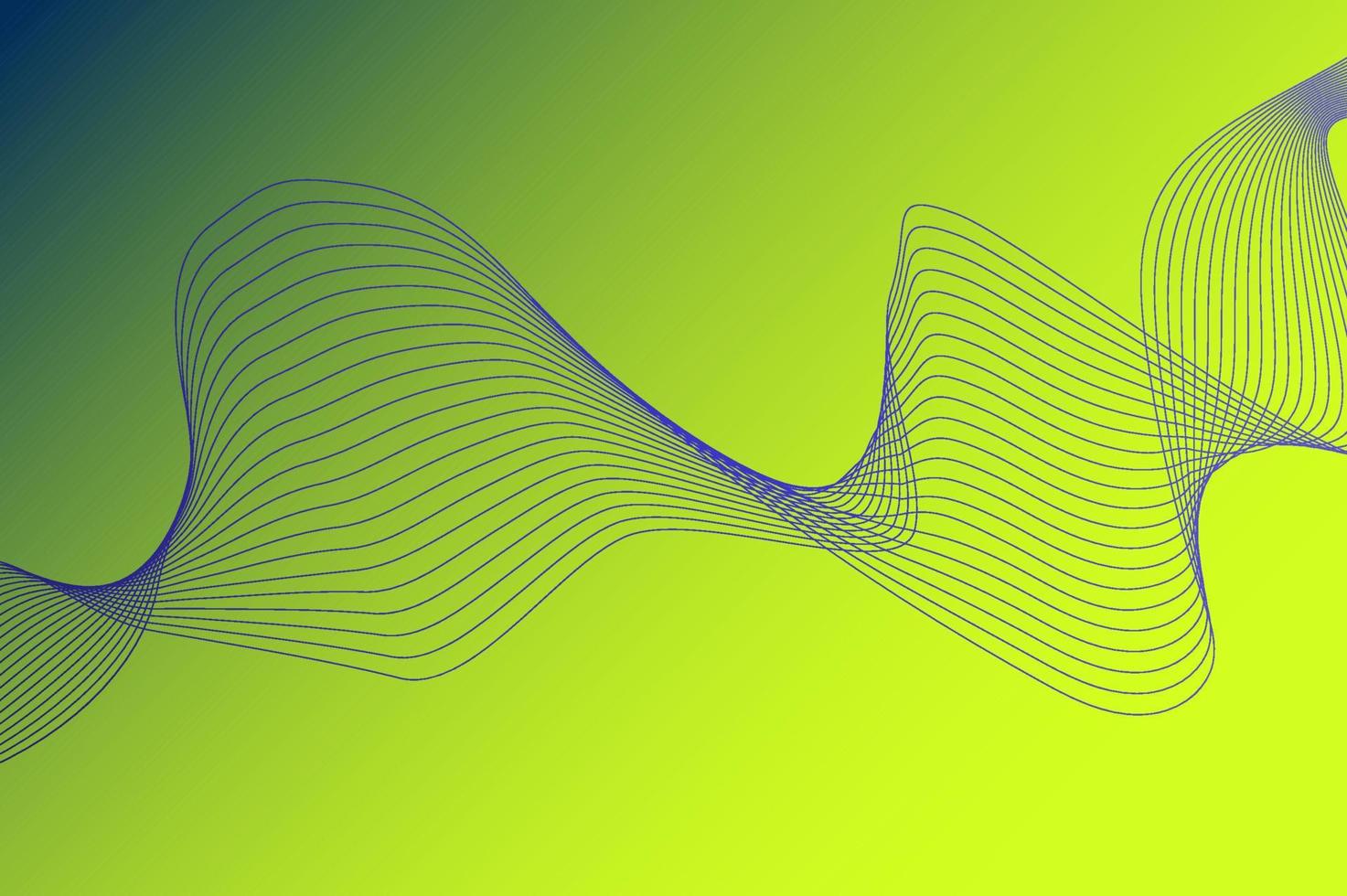 Abstract smooth wavy lines vector