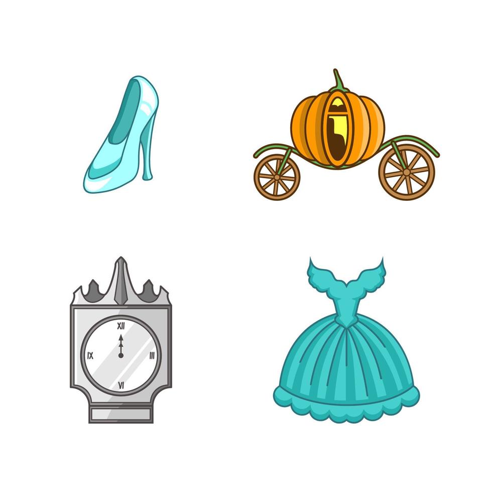 Storytelling icon set. Hand Drawn Vector Illustration.