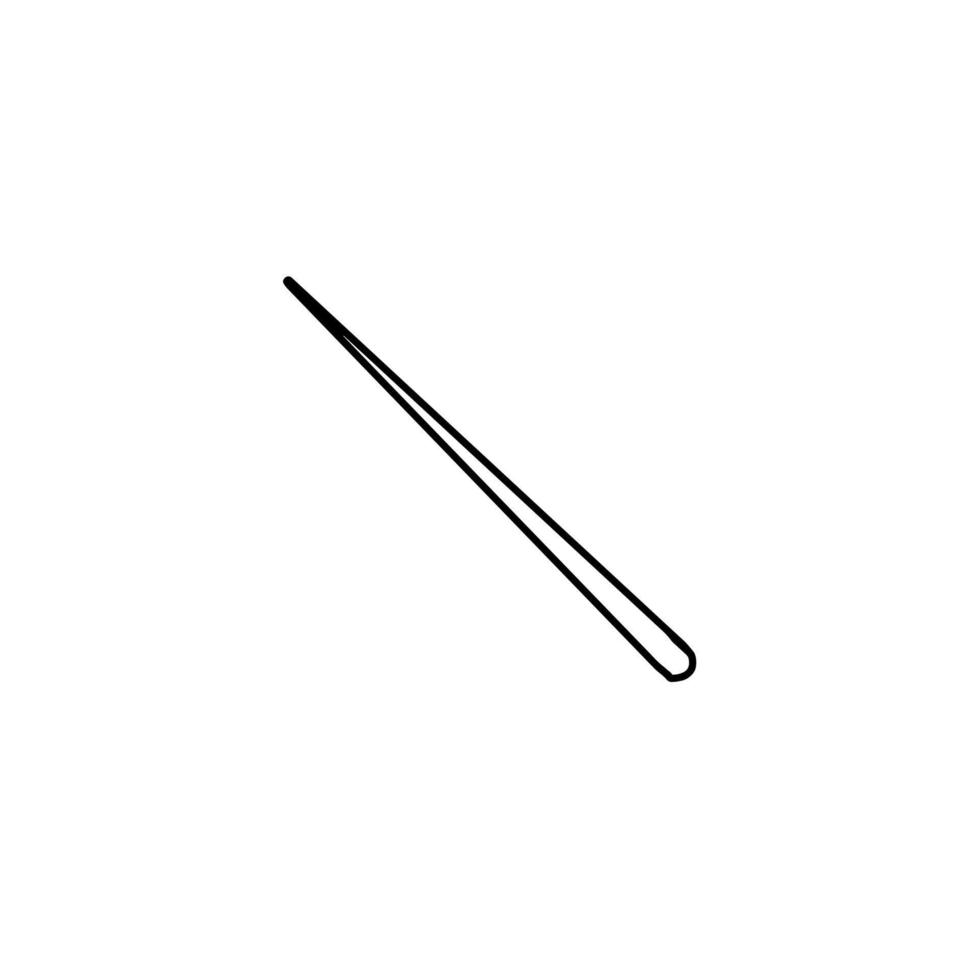 Pointer Teacher School Instrument Education Hand drawn organic line Doodle vector