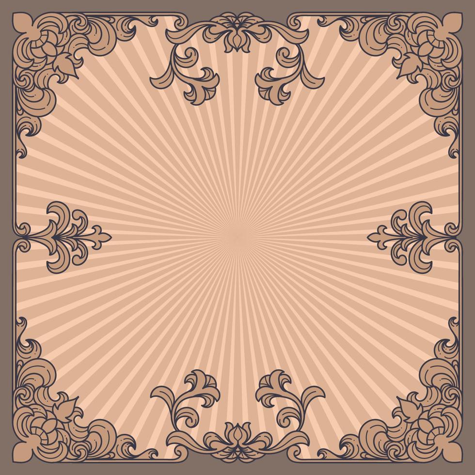 fondo de estilo art nouveau vector