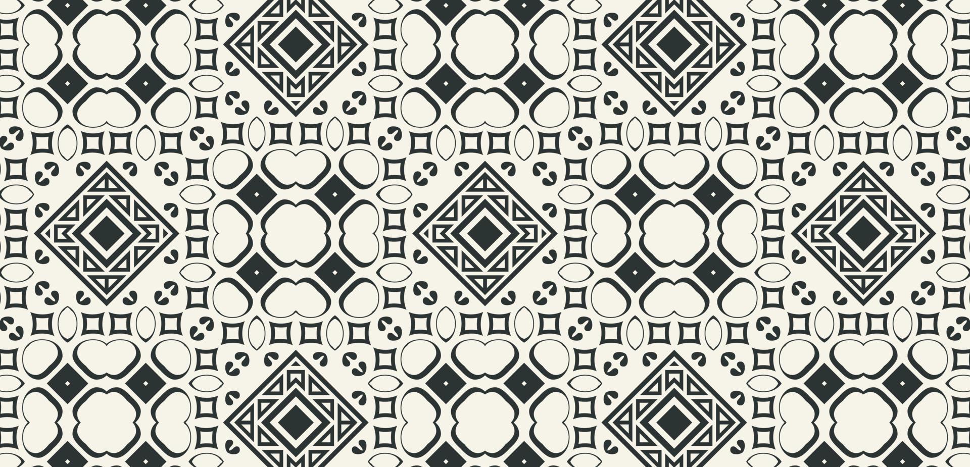flat ornament line pattern design vector