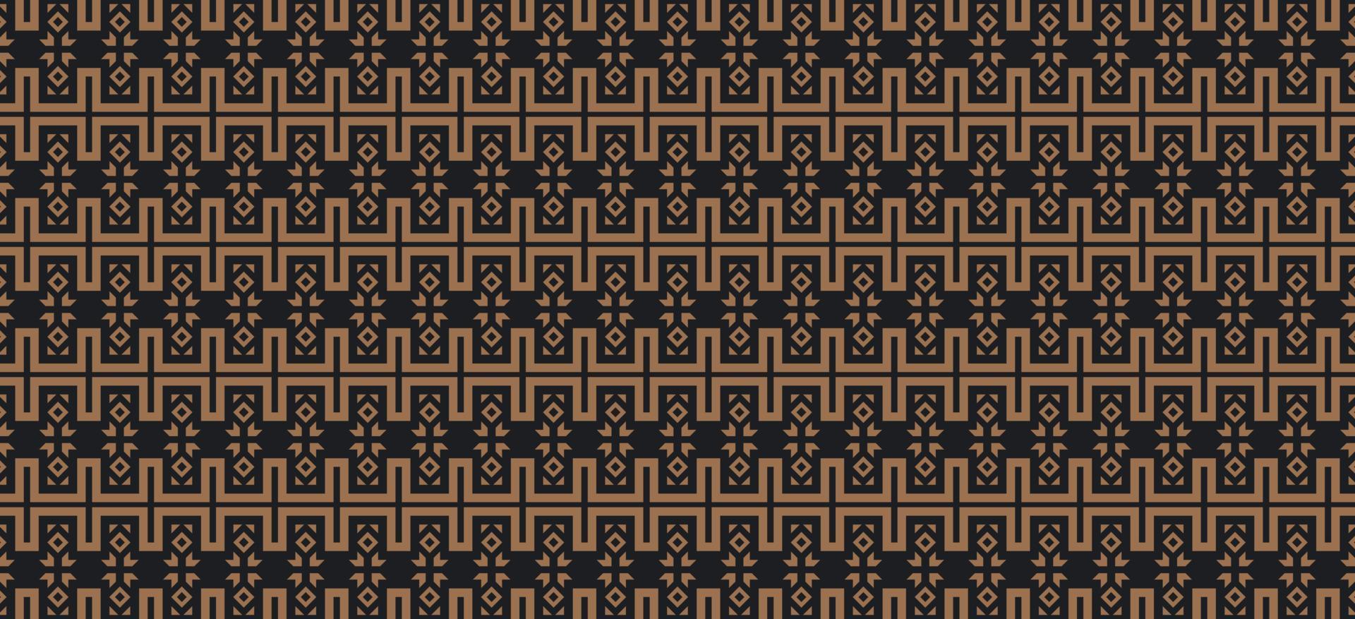 flat ornament line pattern design vector