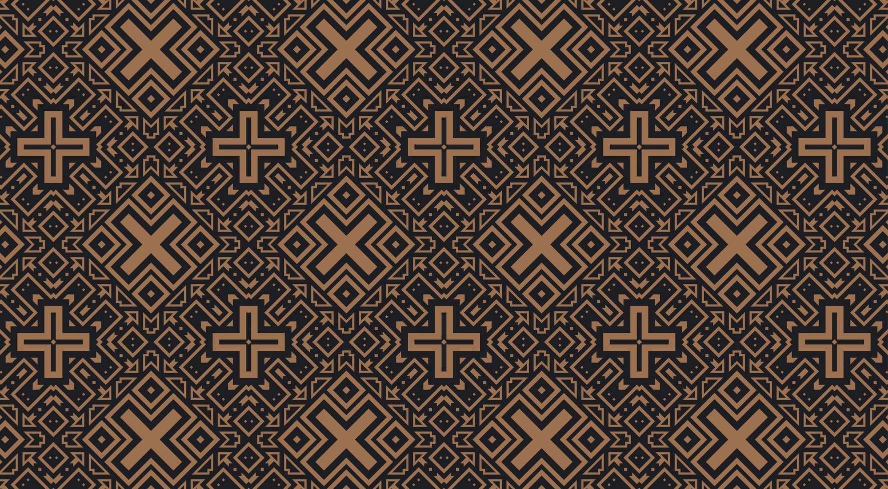 flat ornament line pattern design vector