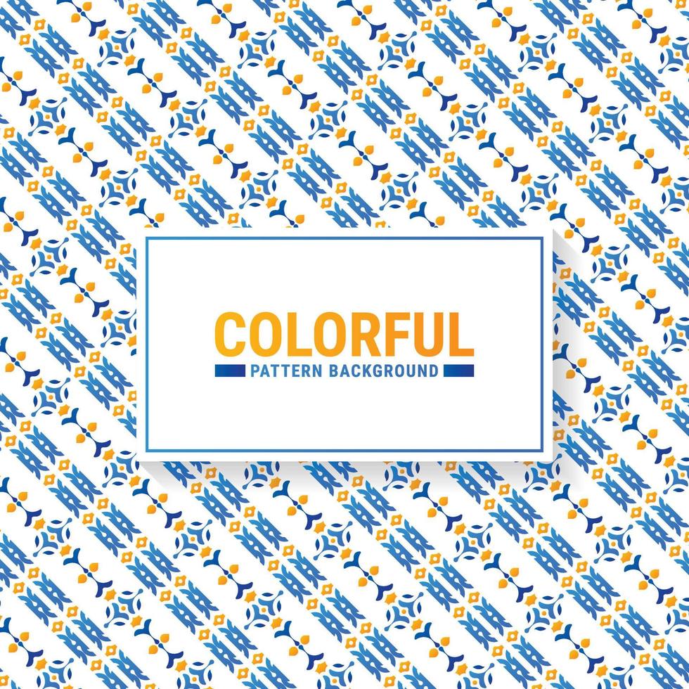 Colorful abstract geometric pattern design vector
