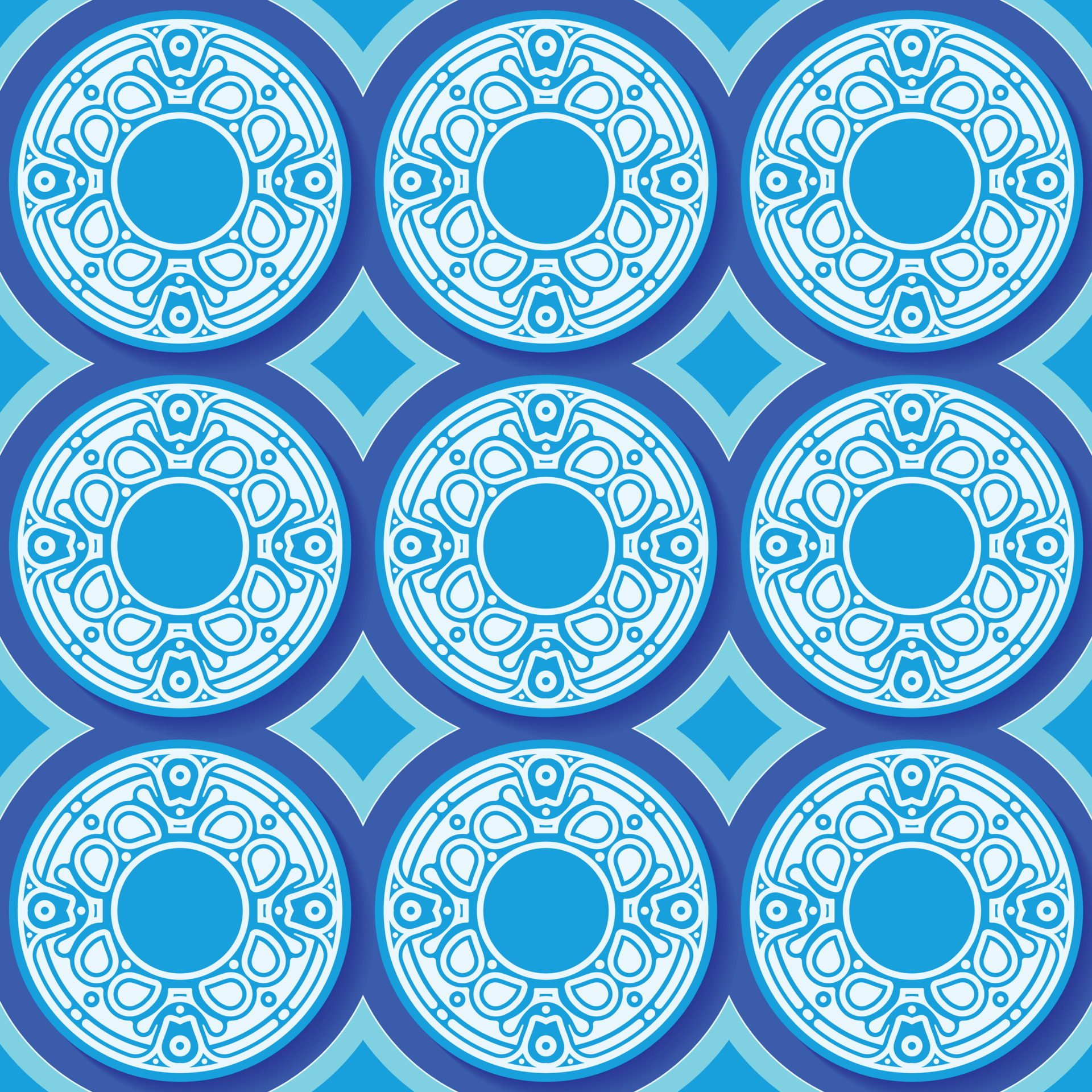 blue circle pattern background design 7892191 Vector Art at Vecteezy
