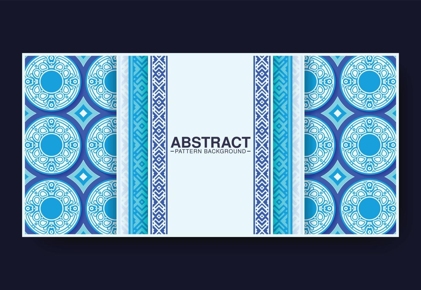 blue abstract pattern background design vector