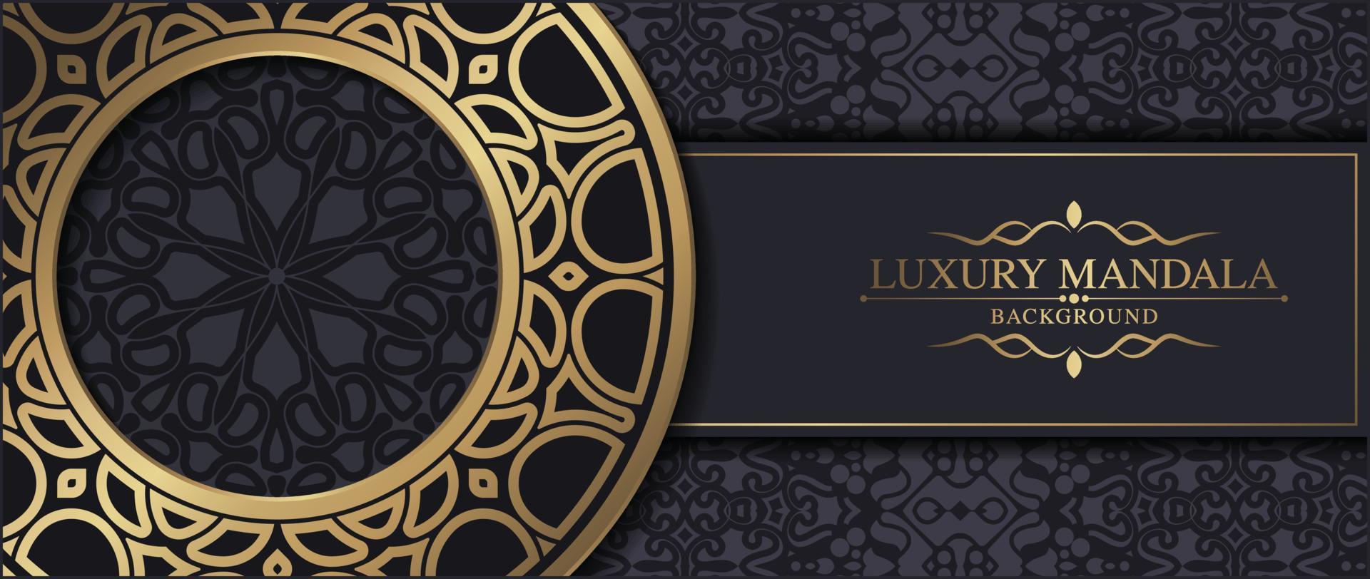 Fondo de mandala ornamental de lujo con estilo de patrón oriental islámico árabe premium vector