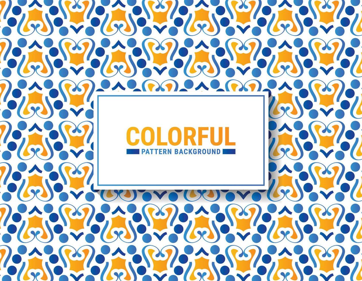 Colorful abstract geometric pattern design vector