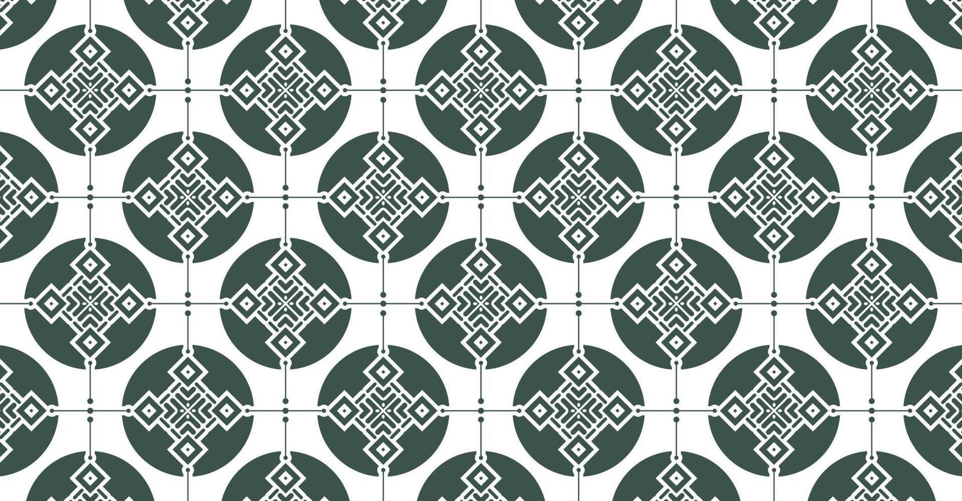 flat ornament line pattern design vector