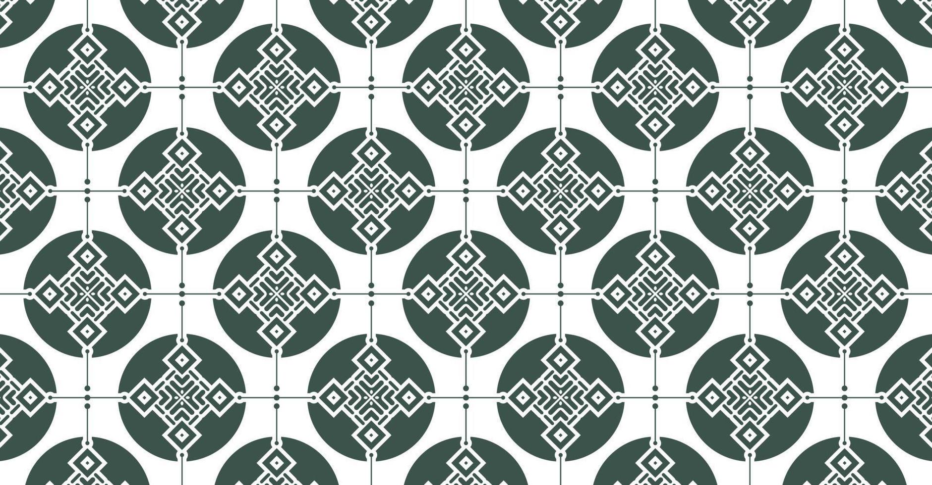 flat ornament line pattern design vector