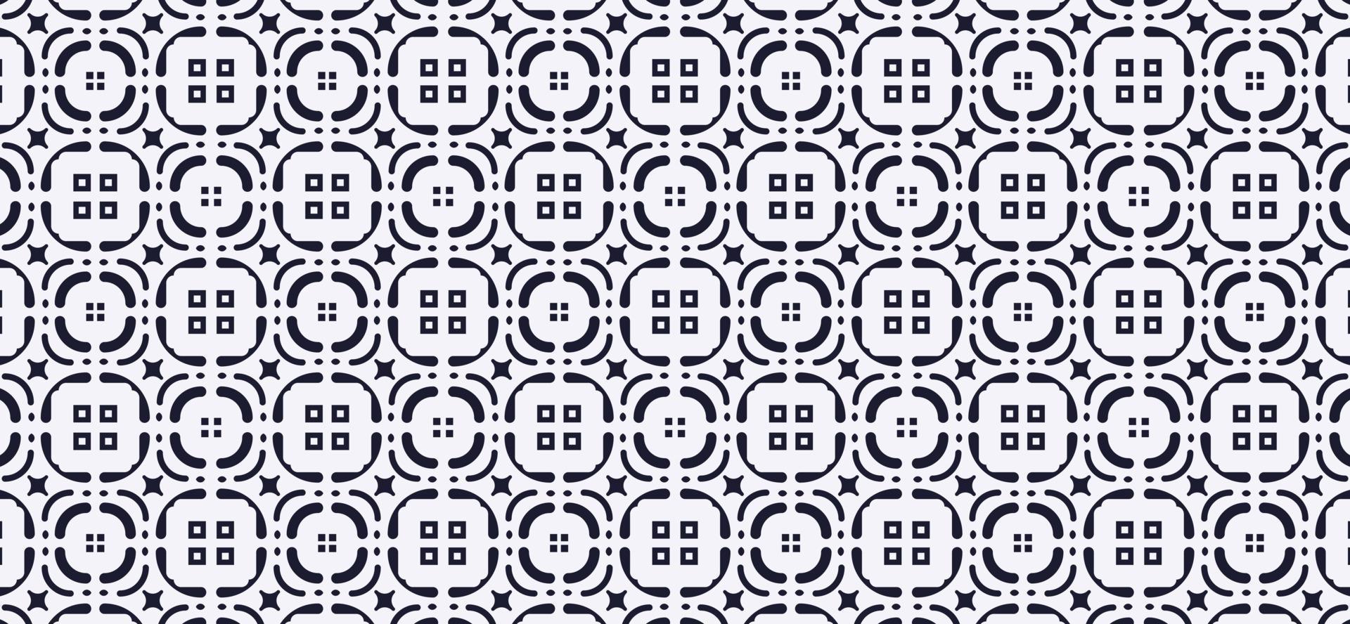 flat ornament line pattern design vector