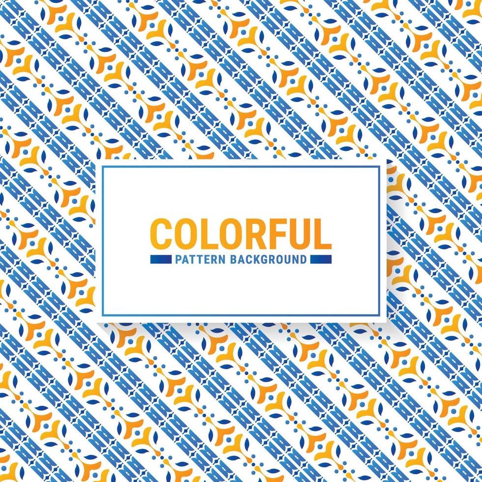 Colorful abstract geometric pattern design vector