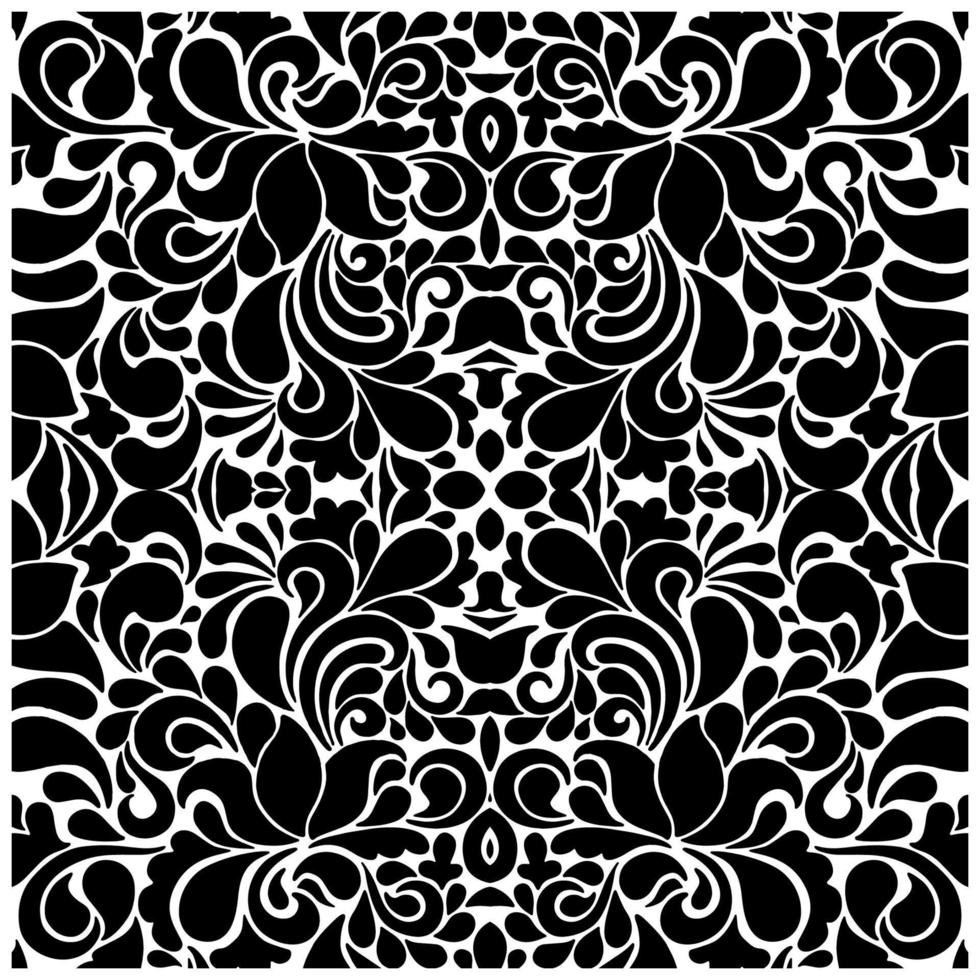 Seamless ornament pattern Vector Floral pattern Tracery background Abstract ornament Ornamental seamless pattern
