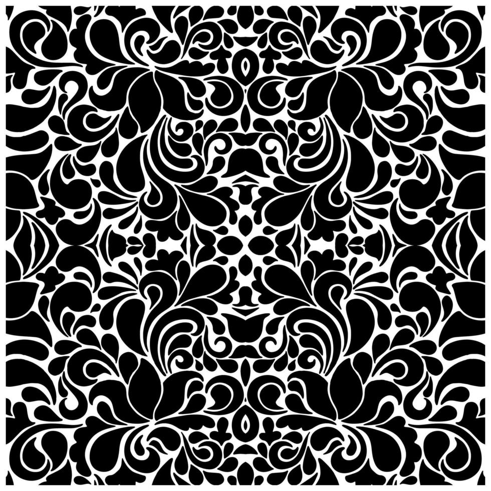 seamless, ornamento, patrón, vector, floral, patrón, tracería, plano de fondo, extracto, ornamento, ornamental, seamless, patrón vector