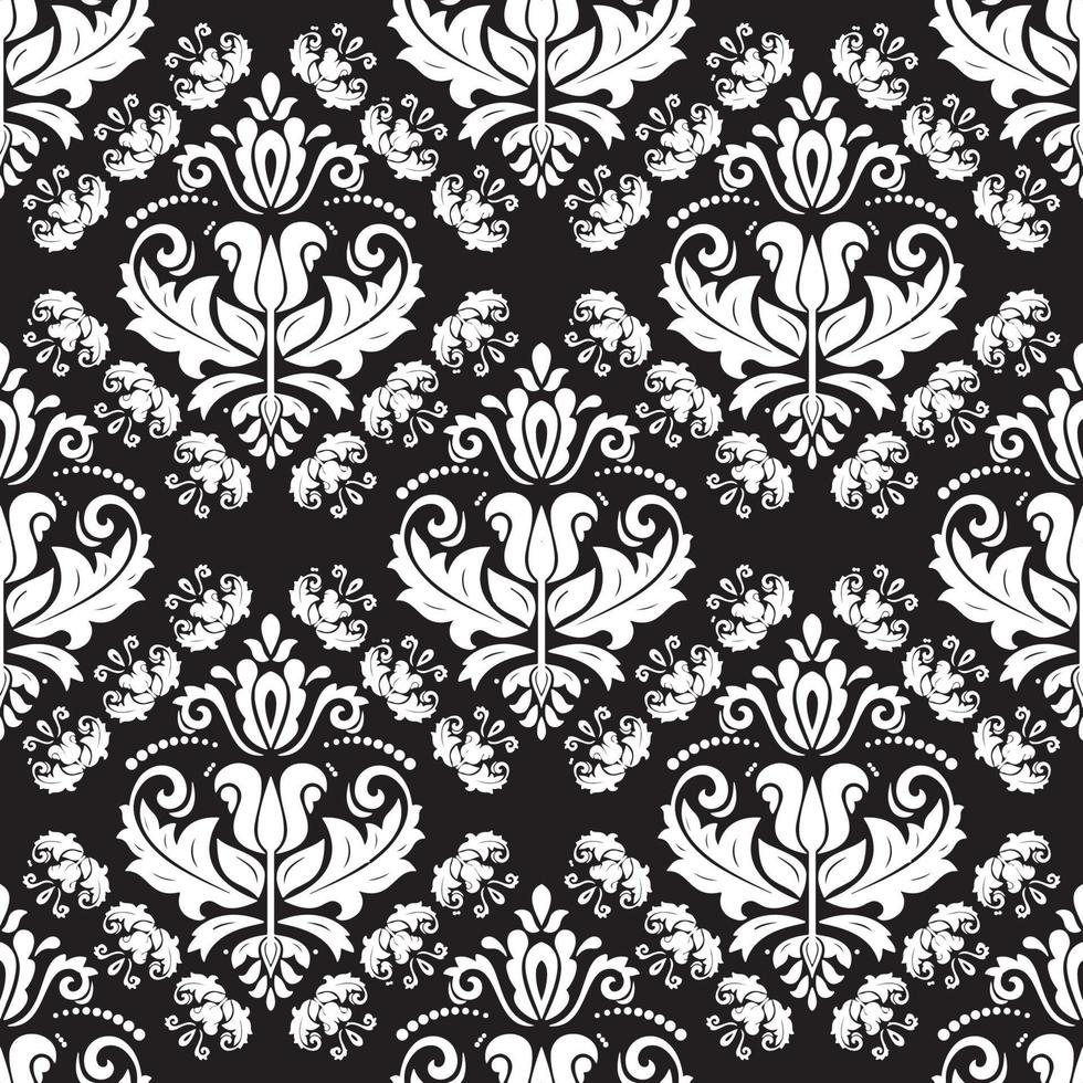 Light seamless abstract raditional ornament wallpaper background vector