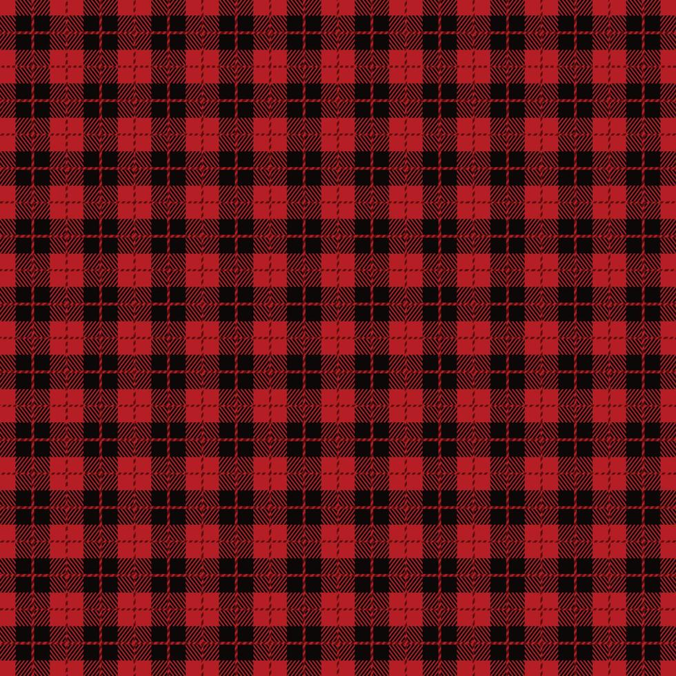 Black Red tartan plaid Scottish seamless pattern Texture from tartan plaid tablecloths vector