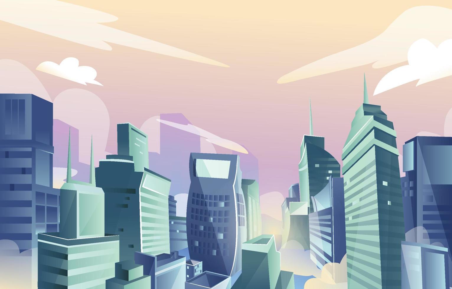 Skyscraper Background Concept vector