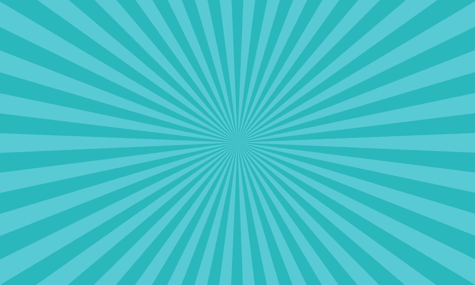 Turquoise sunburst texture background with vector illustration