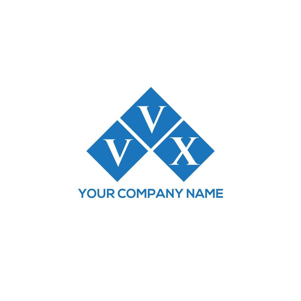 diseño de logotipo de letra vvx sobre fondo blanco. Concepto de logotipo de letra de iniciales creativas vvx. diseño de letras vvx. vector