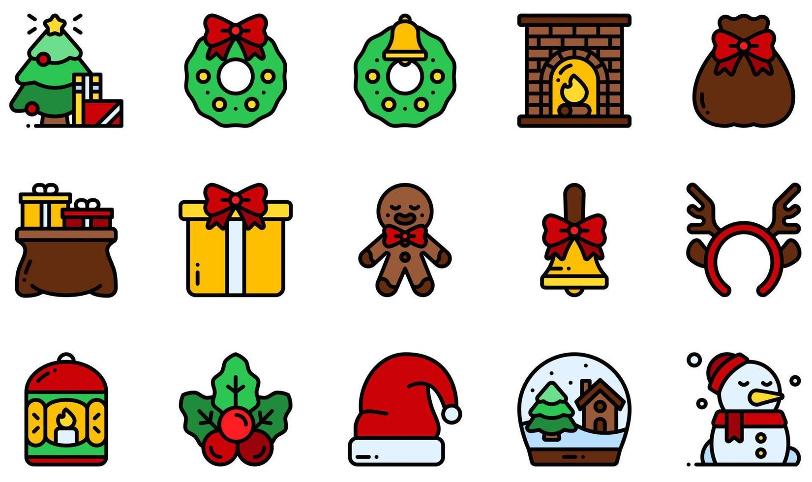 https://static.vecteezy.com/system/resources/previews/007/893/971/non_2x/set-of-icons-related-to-christmas-decoration-contains-such-icons-as-christmas-tree-christmas-wreath-fireplace-gift-bag-gingerbread-handbell-and-more-vector.jpg