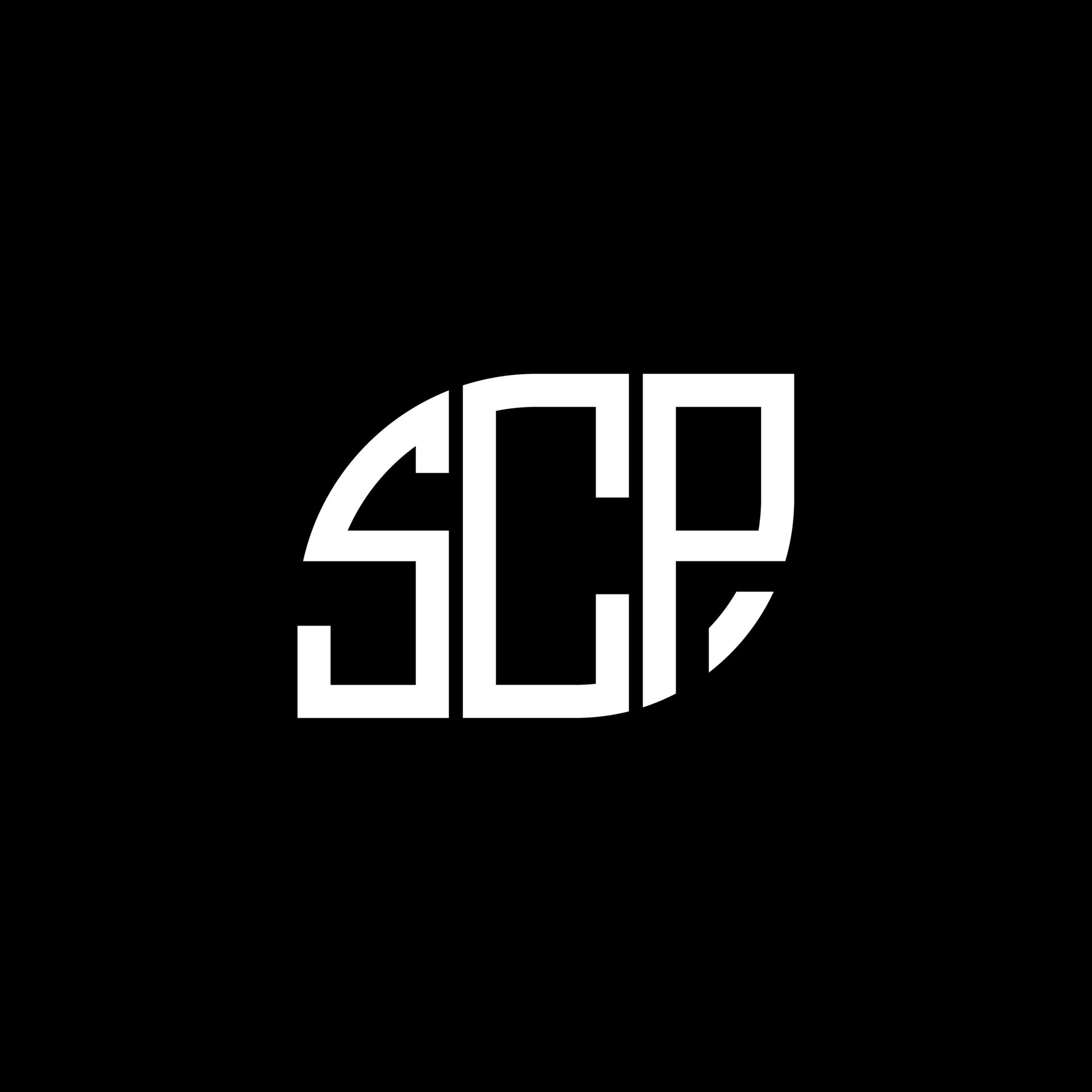 Black logo without backgrounds scp