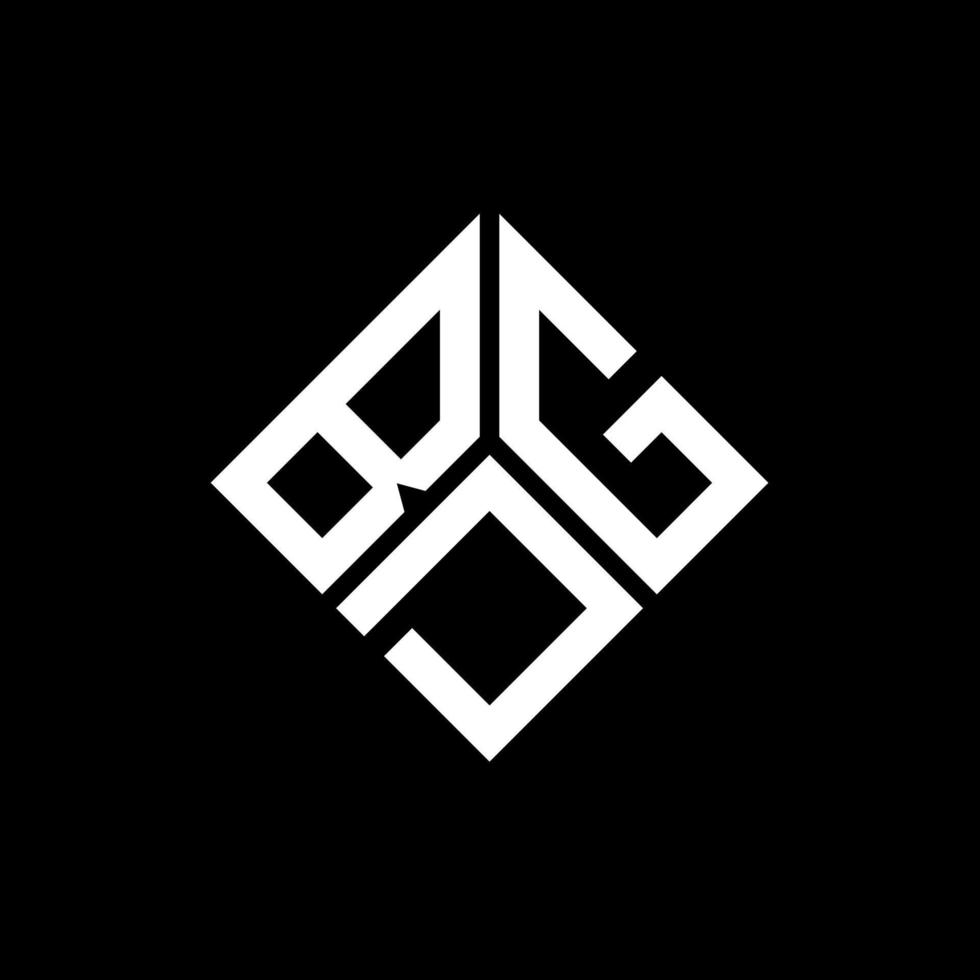 diseño de logotipo de letra bdg sobre fondo negro. concepto de logotipo de letra de iniciales creativas bdg. diseño de carta bdg. vector