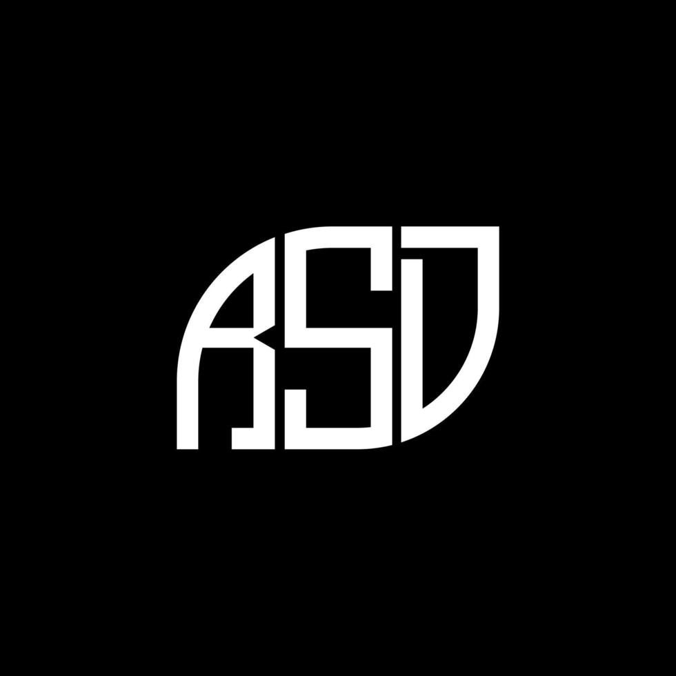 . RSD letter design.RSD letter logo design on black background. RSD creative initials letter logo concept. RSD letter design.RSD letter logo design on black background. R vector