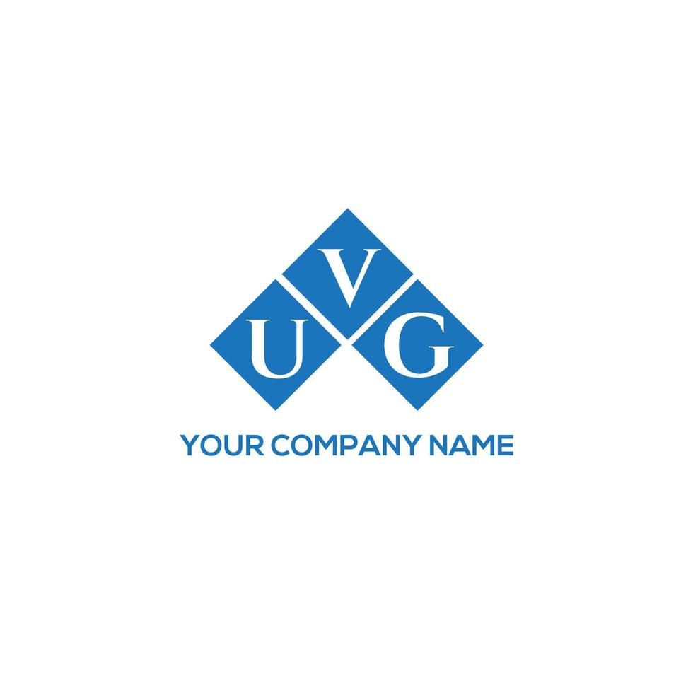 UVG letter logo design on white background. UVG creative initials letter logo concept. UVG letter design. vector