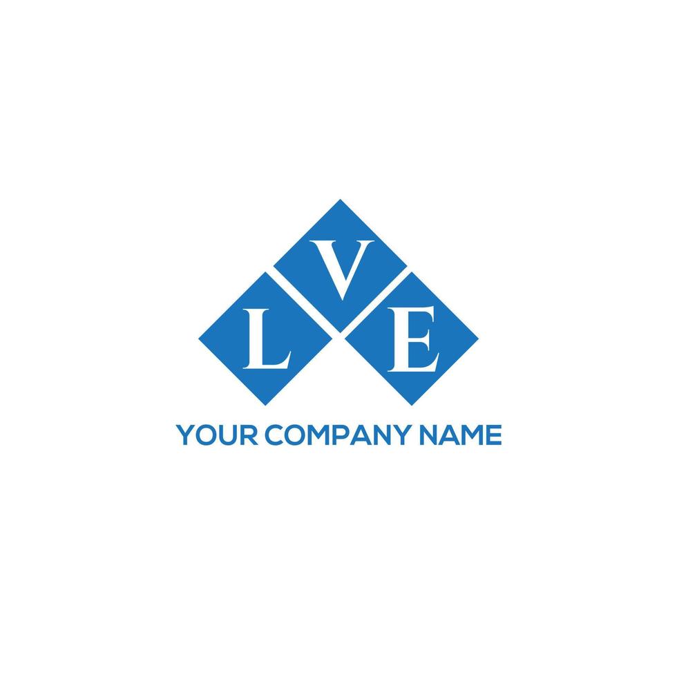 LVE letter logo design on white background. LVE creative initials letter logo concept. LVE letter design. vector