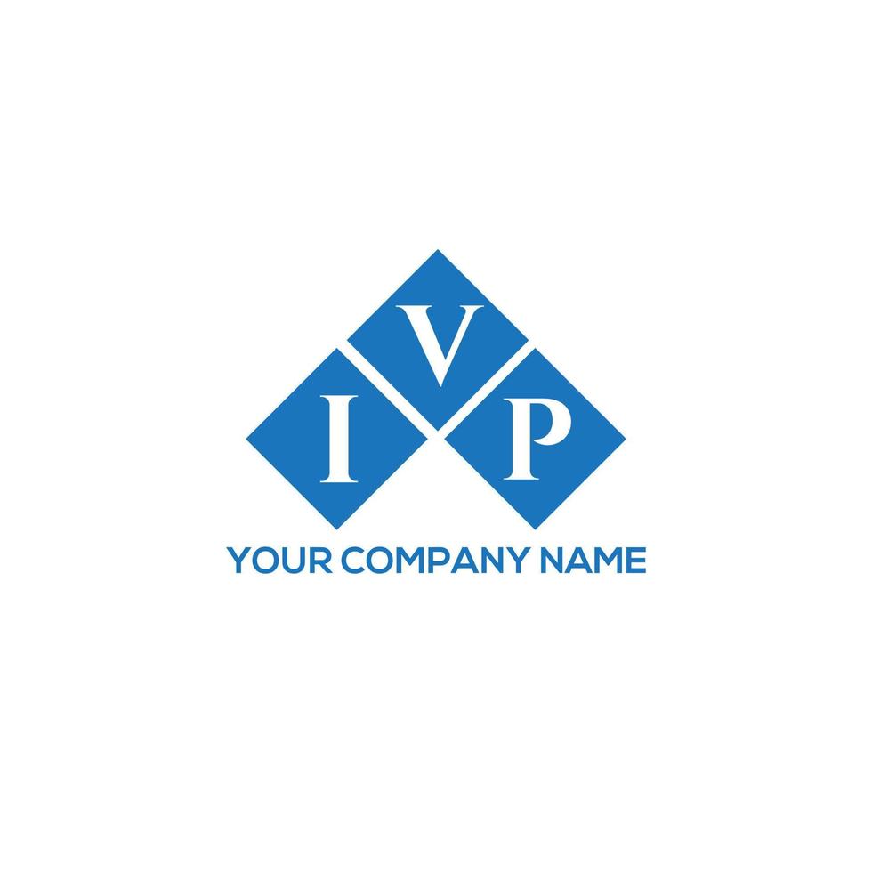 concepto de logotipo de letra de iniciales creativas de ivp. ivp letter design.ivp letter logo design sobre fondo blanco. concepto de logotipo de letra de iniciales creativas de ivp. diseño de carta ivp. vector