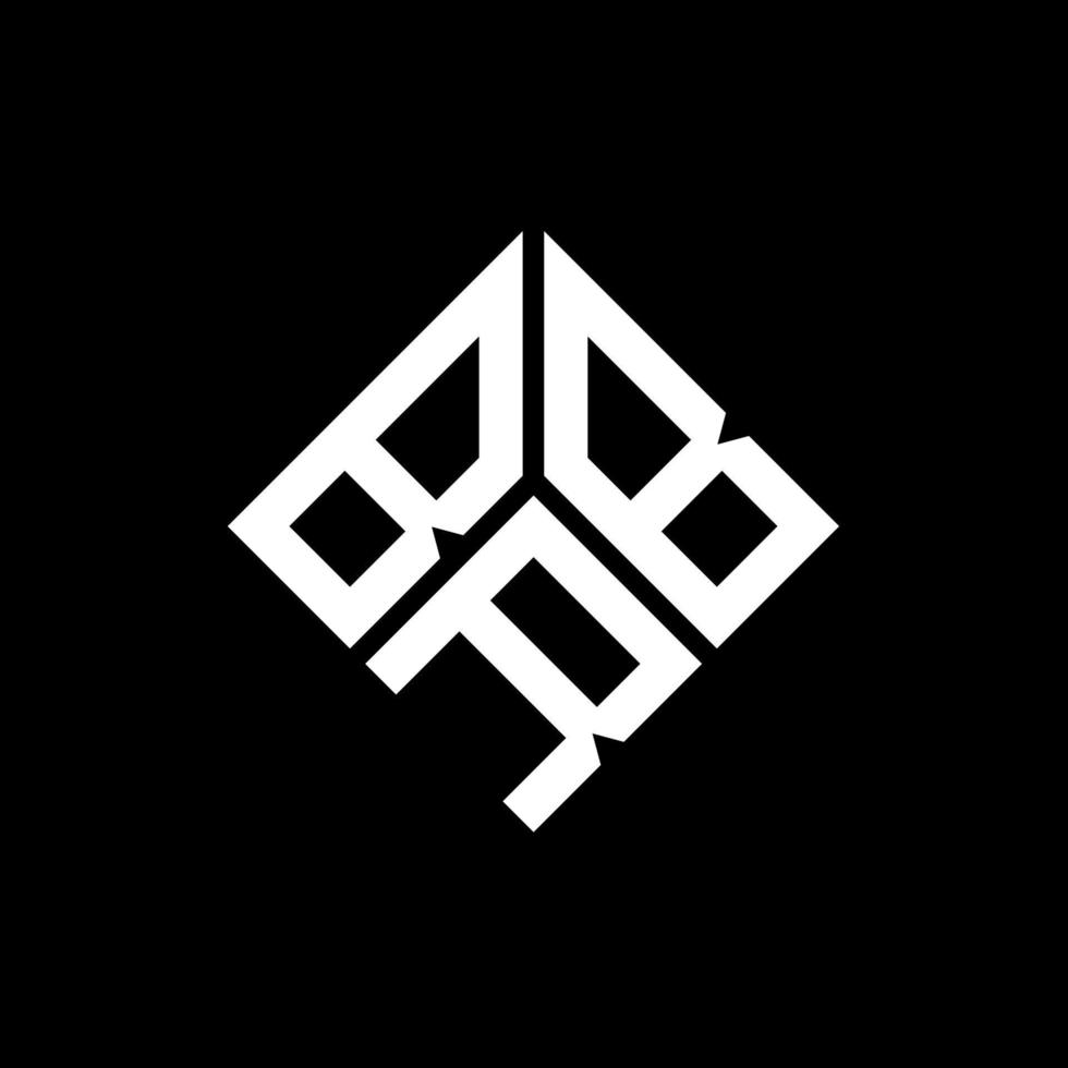 diseño de logotipo de letra brb sobre fondo negro. brb creative iniciales carta logo concepto. diseño de letra brb. vector