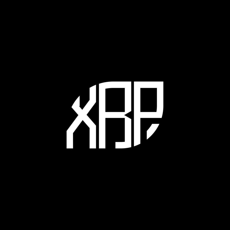 XRP letter logo design on black background. XRP creative initials letter logo concept. XRP letter design. vector