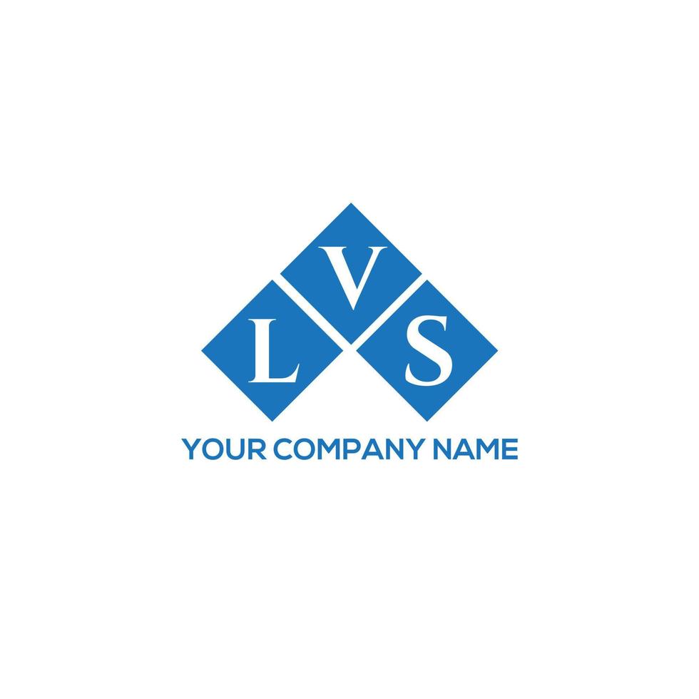 LVS letter logo design on white background. LVS creative initials letter logo concept. LVS letter design. vector