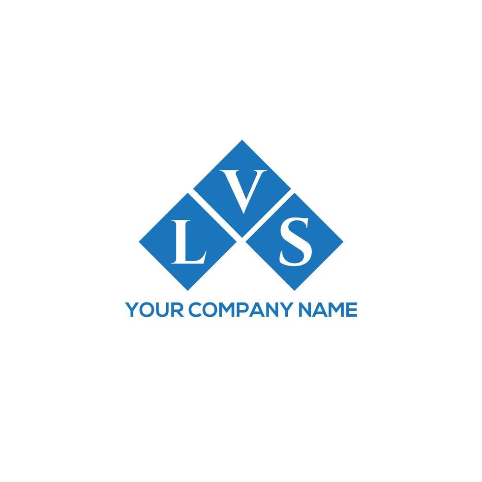 diseño de logotipo de letra lvs sobre fondo blanco. Concepto de logotipo de letra de iniciales creativas de lvs. diseño de letras lvs. vector