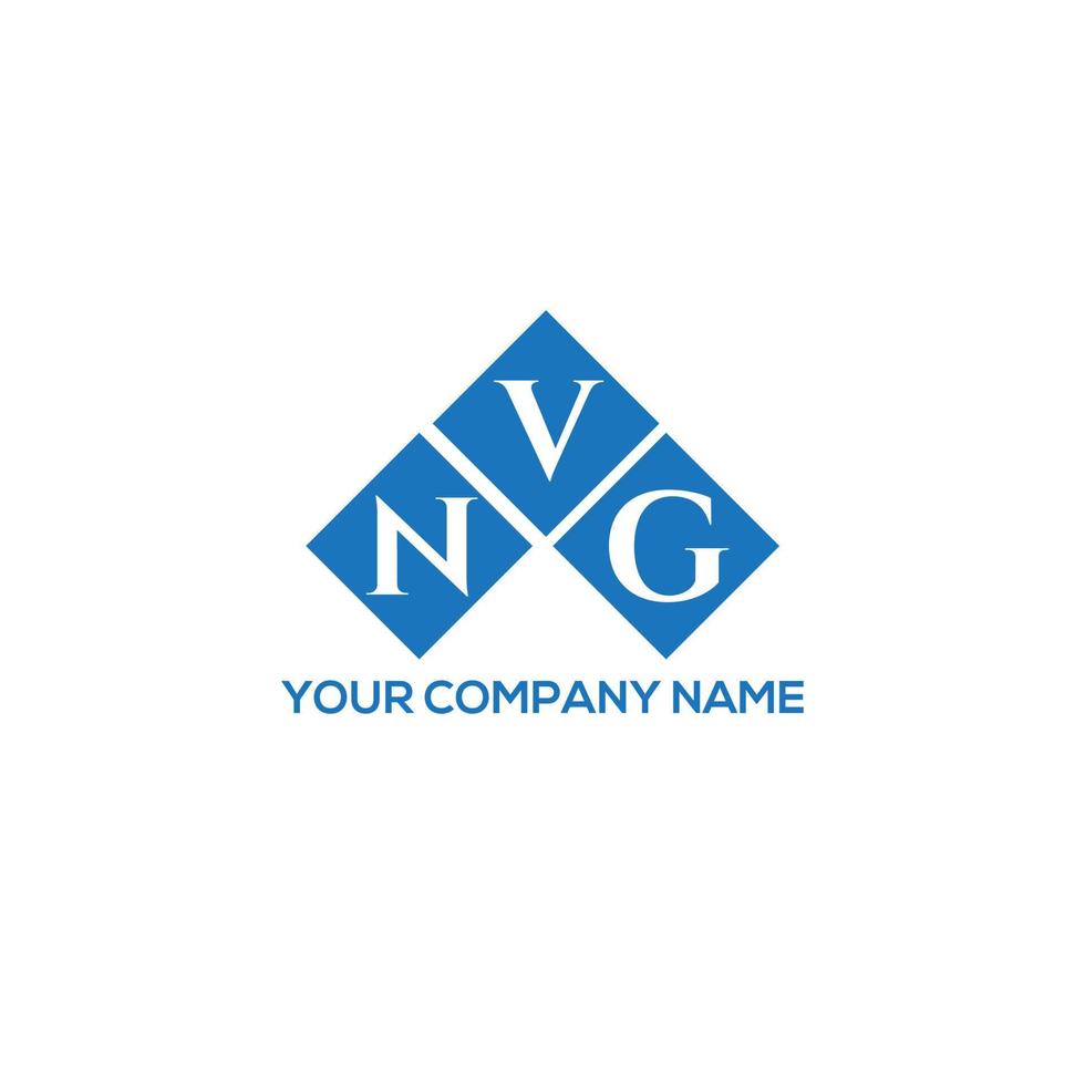 NVG letter logo design on white background. NVG creative initials letter logo concept. NVG letter design. vector