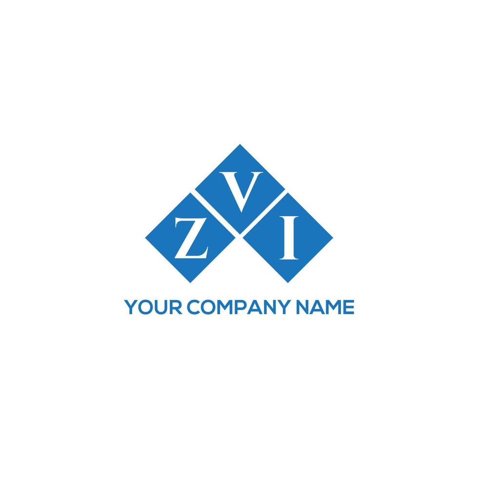 ZVI letter logo design on white background.  ZVI creative initials letter logo concept.  ZVI letter design. vector