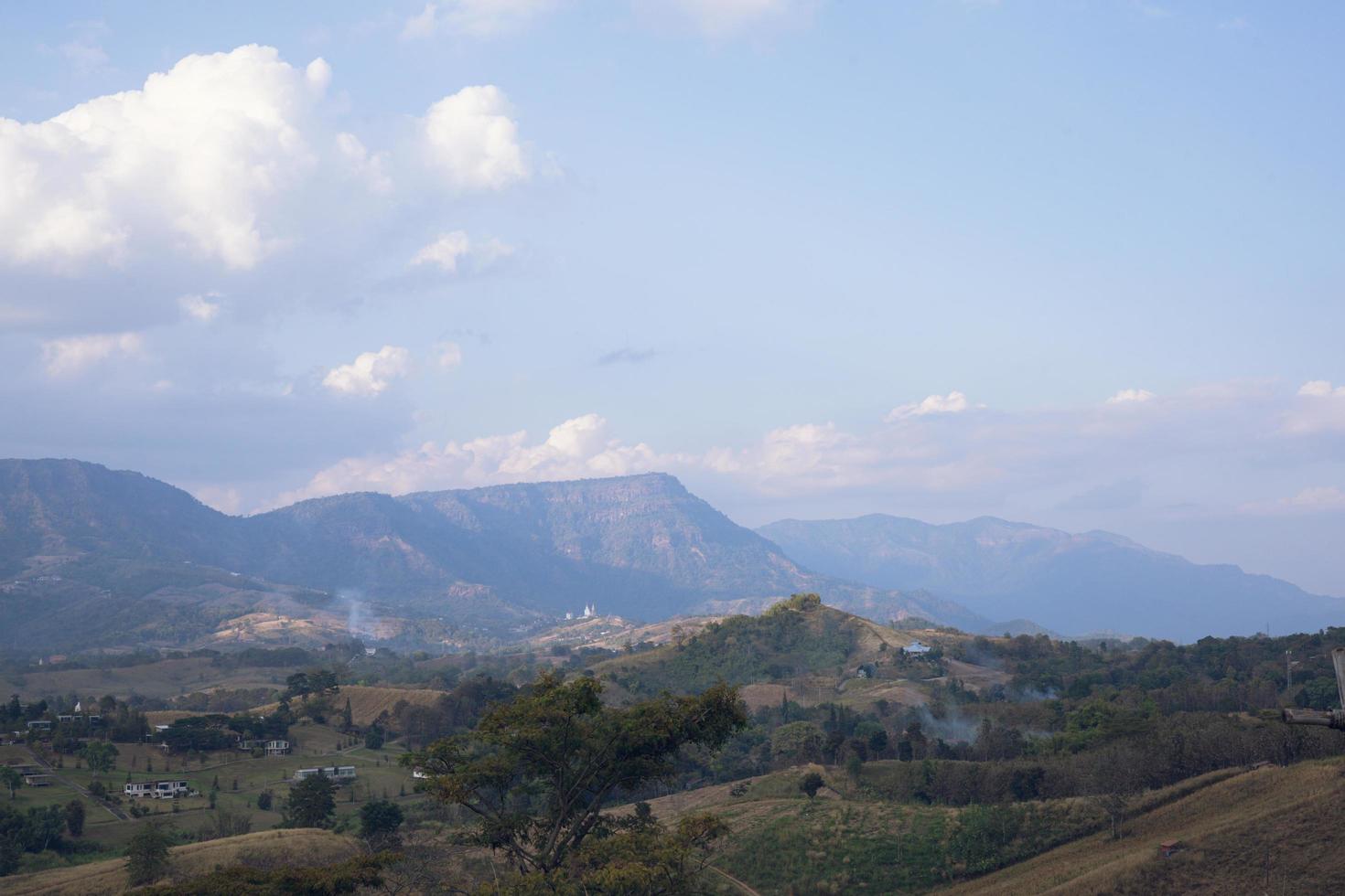 Khao Kho, a mountainous landscape surrounding Thailand. photo