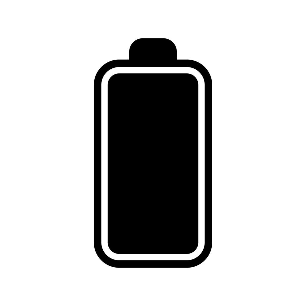 Battery icon isolated on white background vector