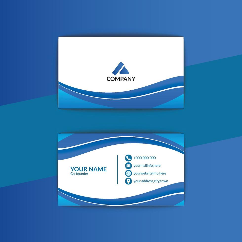 Modern Business Card Design vector