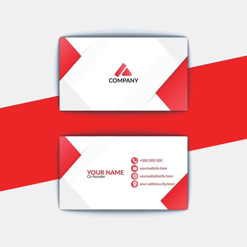 Creative Modern Business Card vector