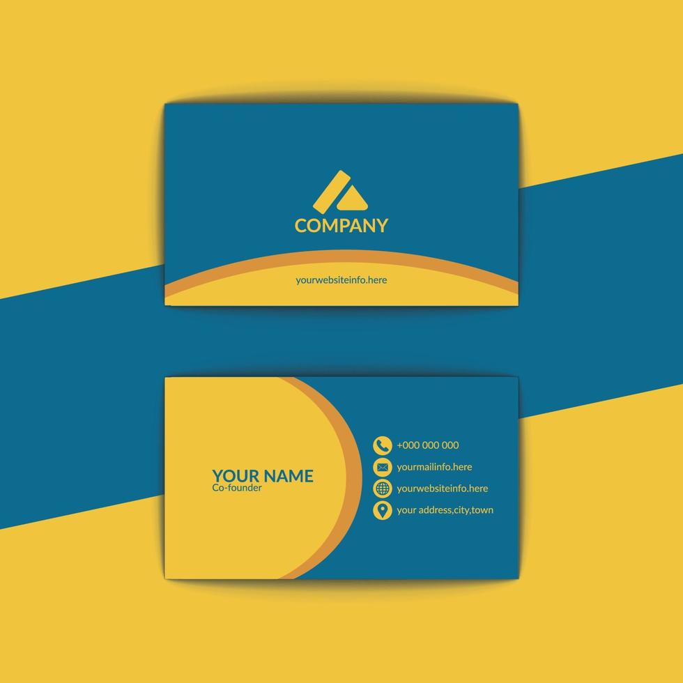 Modern Business Card Design vector