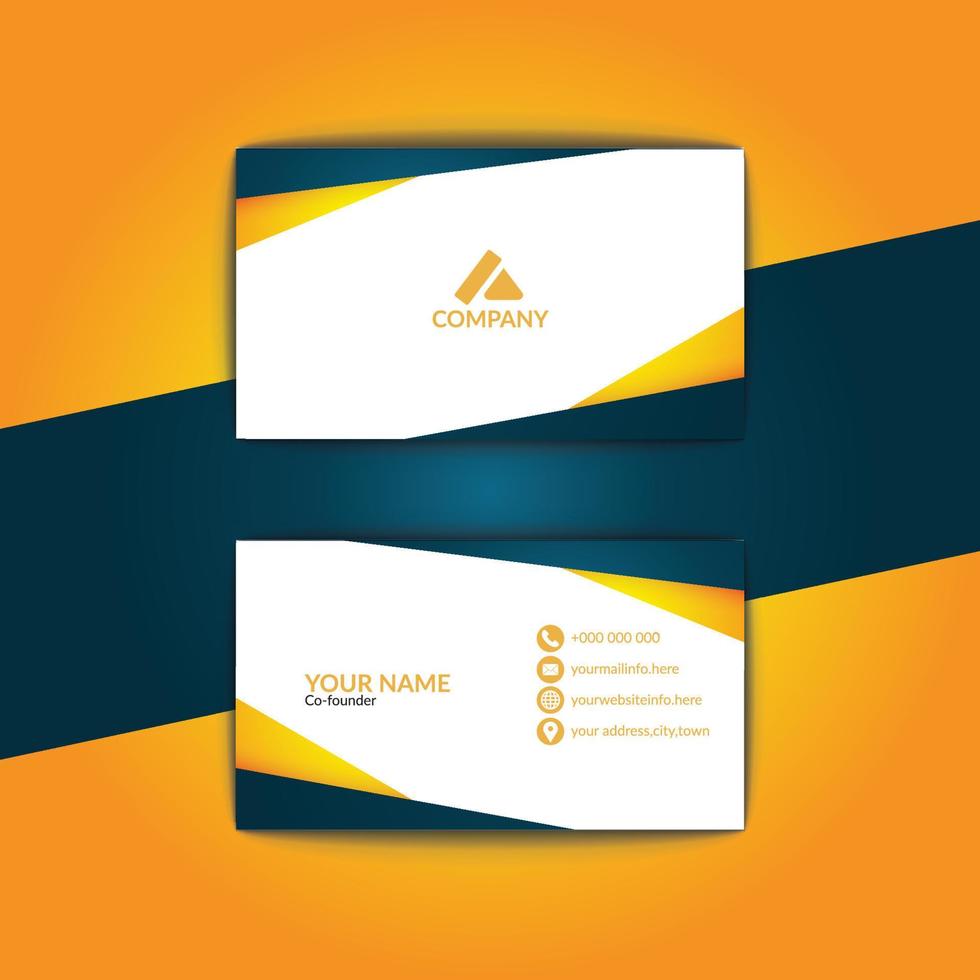 modern business card design vector