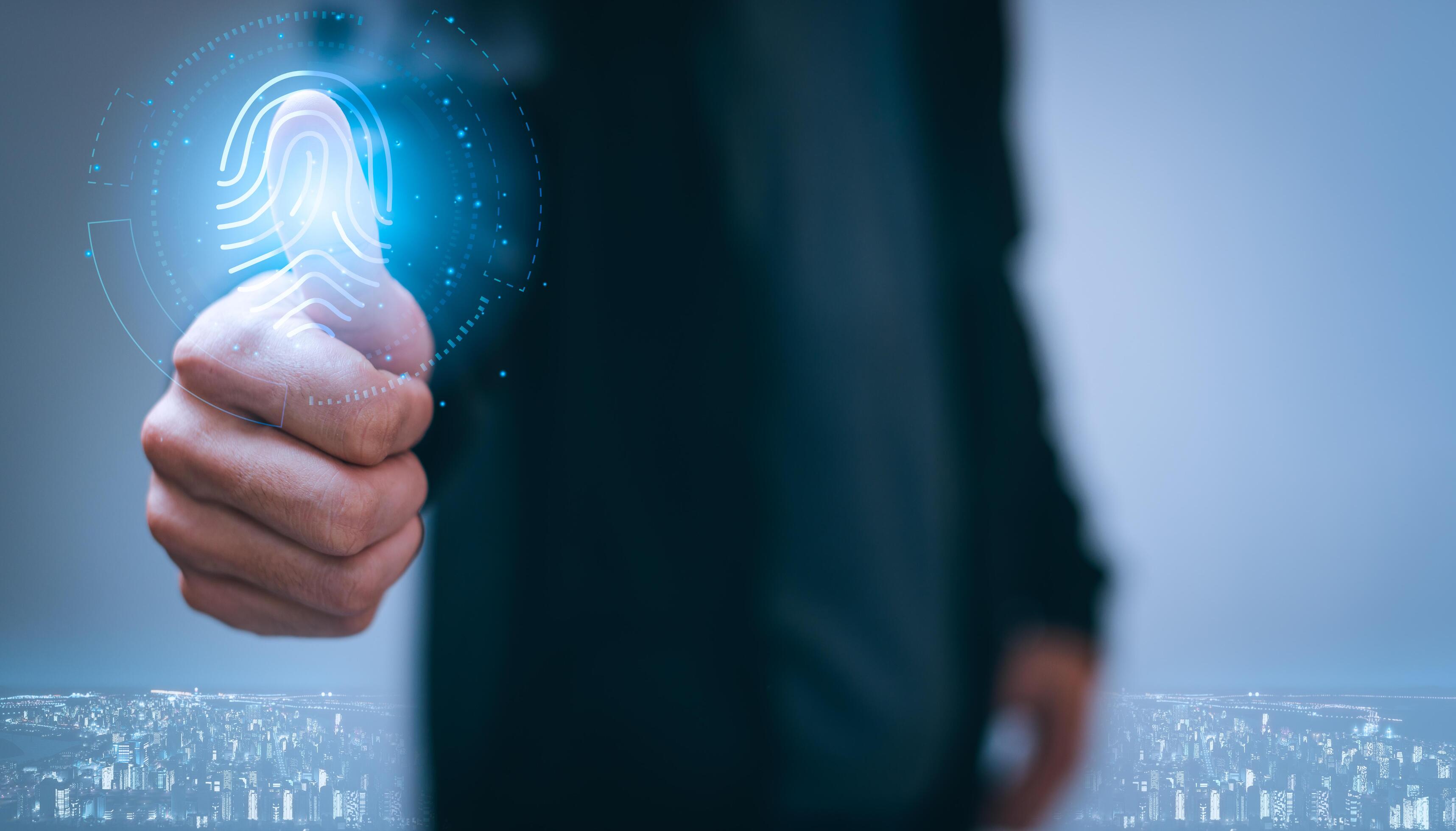 Lock or unlock, security system, security scan fingerprint 7902704