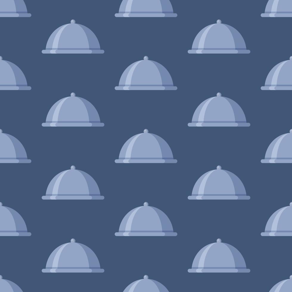 Vector illustration of a seamless cloche pattern.