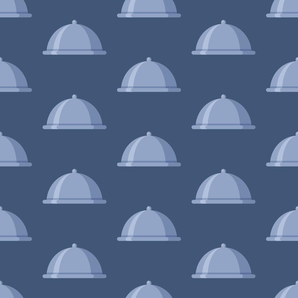 Vector illustration of a seamless cloche pattern.